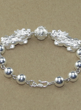 S999纯银3D硬银招财进