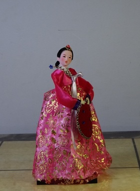 韩国朝鲜人形婚庆创意工艺品包邮