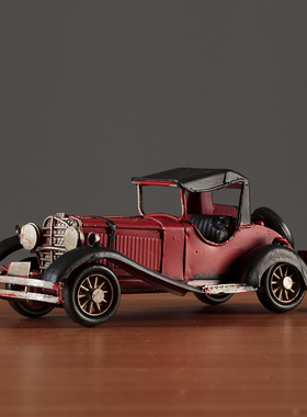 复古怀旧汽车老爷车酒柜装饰品