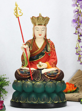 多款佛堂树脂愿古彩坐全莲地藏王菩萨像幽冥教主代理佛佛像摆件