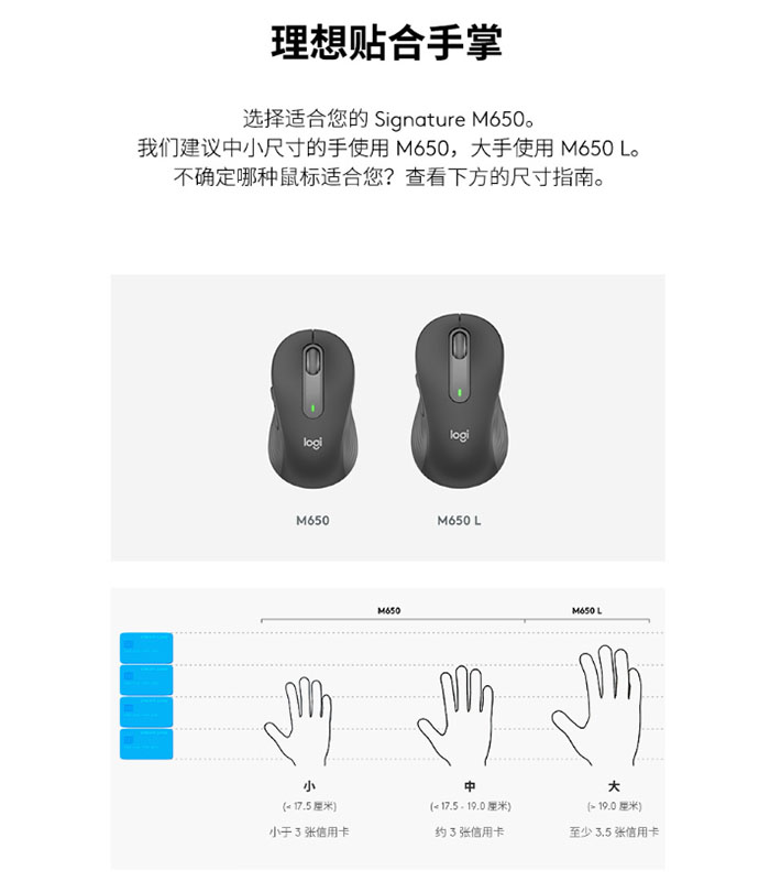 拆包罗技M650/M650L无线蓝牙优联鼠标手机平板笔记本台式机MA - 图1