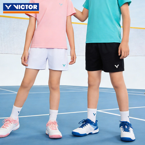 VICTOR威克多羽毛球服胜利青少年易干吸汗儿童运动短裤R-62203 - 图1