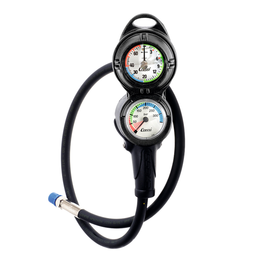 Cressi Pressure Gauge 潜水压力表指北针深度残压单两三联科越思 - 图3