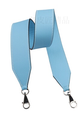 H家凯莉包肩带糖果蓝kelly25 28 32肩带2424包肩带加宽牛皮包带