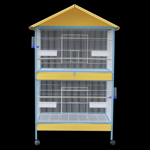 Yuedi Parrot Bird Cage 鹩 Абстеллальная кожа тигра большая универсальная крупная металлическая металлическая клетка Luxury 2000d