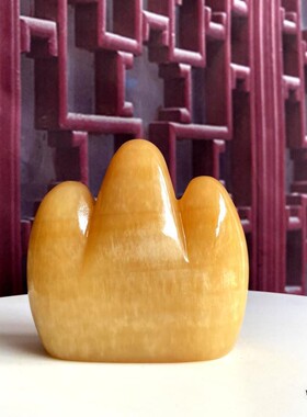 天然纯手工玉石雕刻风水装饰品