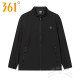 361 Men's Sports Windbreaker 2024 Autumn New Style 361 Stand Collar Jacket Quick-drying Quick-drying Breathable Training Jacket 3601