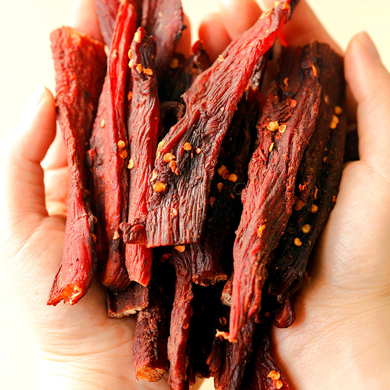 鸡肉干风干零食500g罐装健身食品香辣味减低解馋卡脂解饿休闲食品,淘宝优惠券,粉丝福利购,淘宝优惠卷