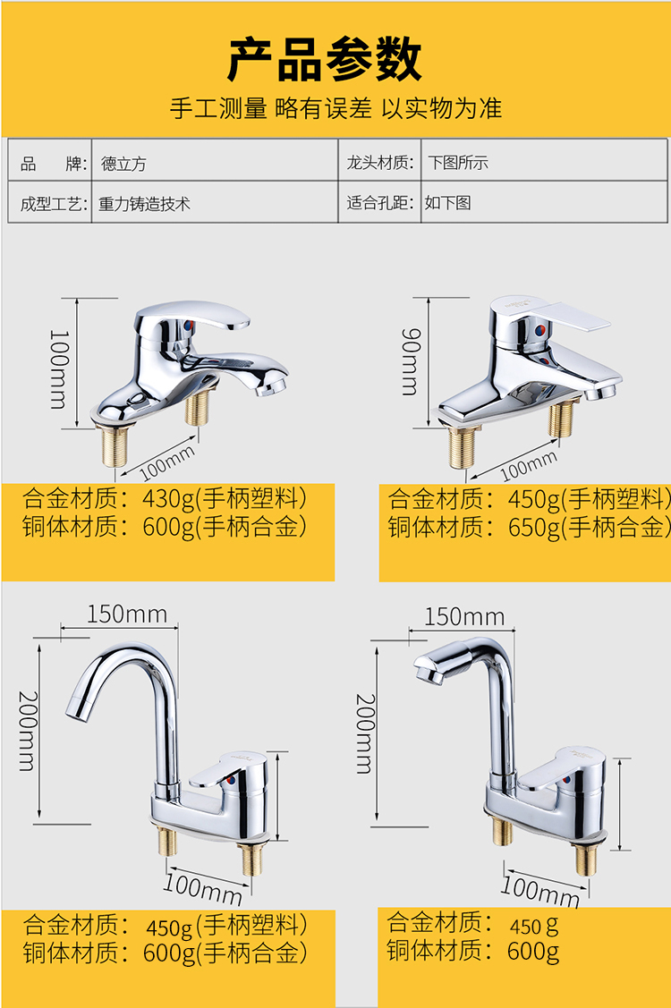 面盆三孔老式冷热洗脸池洗手冷暖卫生间水龙头双孔全铜家用台上盆 - 图2