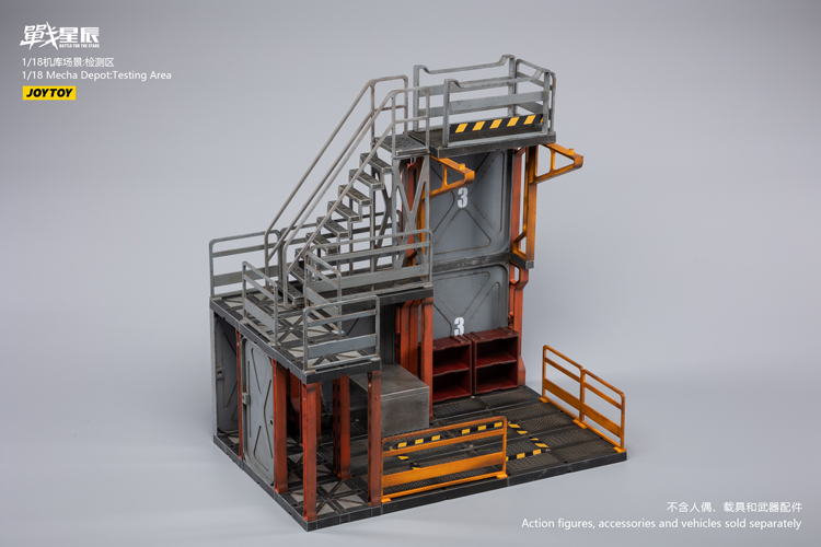 暗源 3.75寸 1/18 兵人 格纳机库场景 检测区会议区 基地模型手办 - 图2