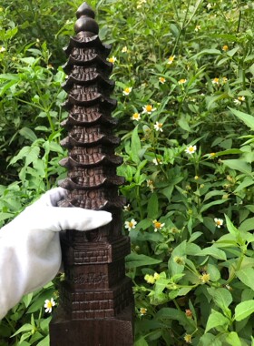 越南工艺品财运亨通客厅办公木雕