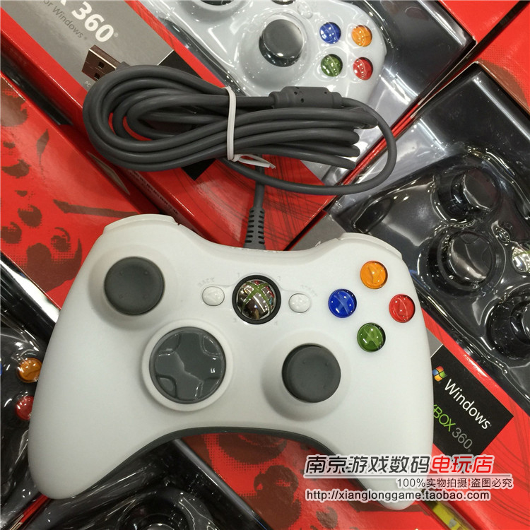 包邮全新XBOX360有线手柄 X360手柄 PC电脑USB游戏手柄 slim新款-图2