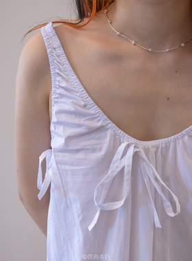 匡舟本色 法式复古vintage 极简中古小众设计打结项链锁骨链 手链