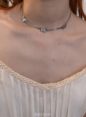 项链高级设计蝴蝶蛇形