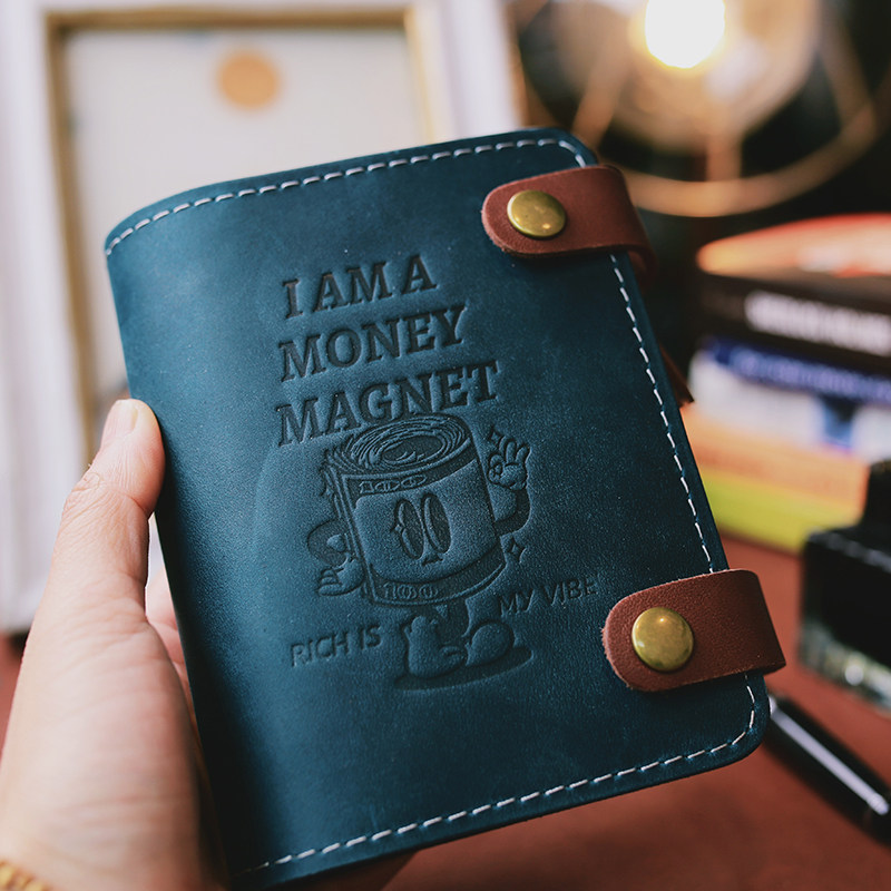 新品原创真皮A7活页手账本多功能收纳A5Slim会议记事本拉链分隔板,淘宝优惠券,粉丝福利购,淘宝优惠卷