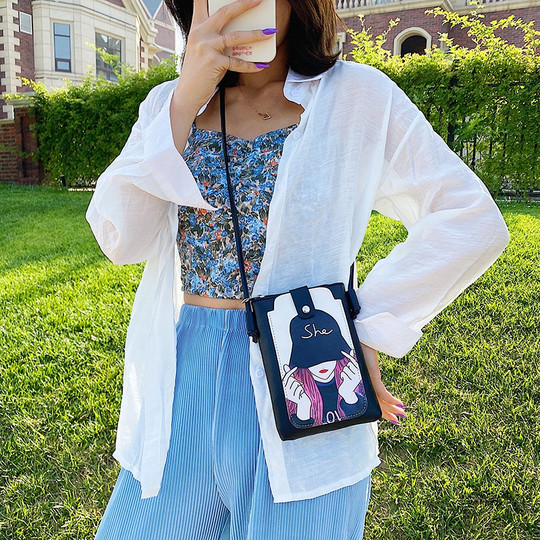 Mobile phone bag women's crossbody 2025 crossbody Korean style shoulder bag