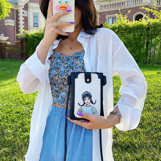 Mobile phone bag women's crossbody 2025 crossbody Korean style shoulder bag