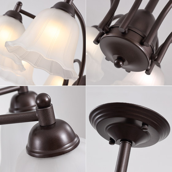 French American retro chandelier for living room, bedroom and dining room