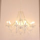 Light luxury living room French bedroom dining room crystal chandelier