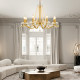 Living room French crystal chandelier bedroom dining room