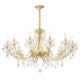 French light luxury living room bedroom dining room crystal chandelier