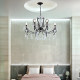 Lighting Crystal European Style Iron Art Candle Living Room Lamp