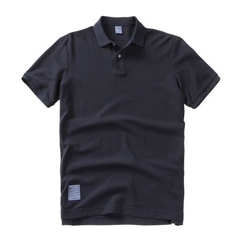 高端系列~保罗POLO衫男士短袖T恤夏季纯棉做旧翻领宽松纯色休闲 - 图3