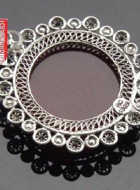 手工镶嵌红玛瑙花朵饰品吊坠特价