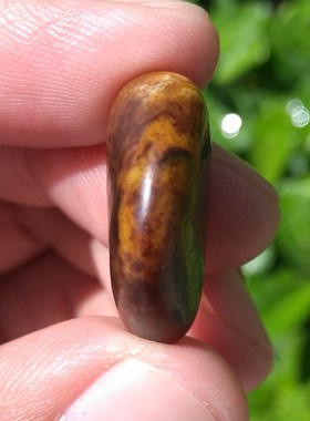 新疆和田玉黄玉虎皮籽料原石手链