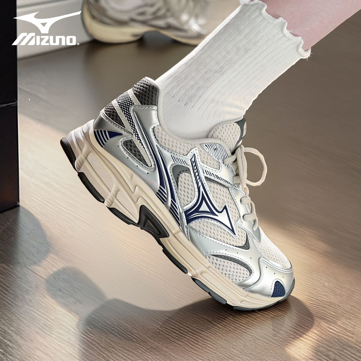 Mizuno美津浓SPEED 2K 复古百搭减震耐磨男女同款老爹运动跑步鞋