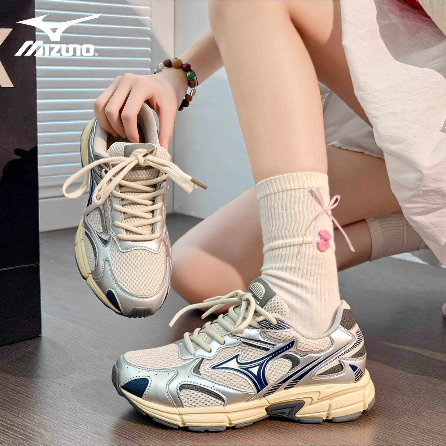 Mizuno美津浓SPEED 2K 复古百搭减震耐磨男女同款老爹运动跑步鞋