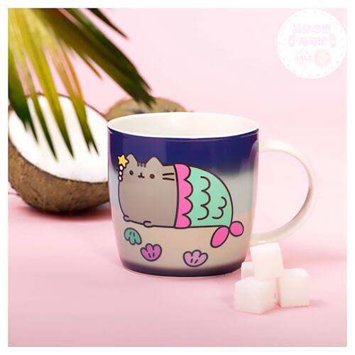 PUSHEEN胖吉猫 正品进口 热敏变色马克杯 水杯 咖啡杯 礼物 可爱 - 图0