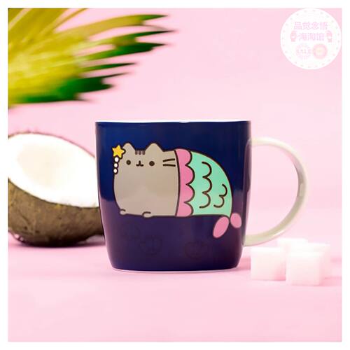 PUSHEEN胖吉猫 正品进口 热敏变色马克杯 水杯 咖啡杯 礼物 可爱 - 图1
