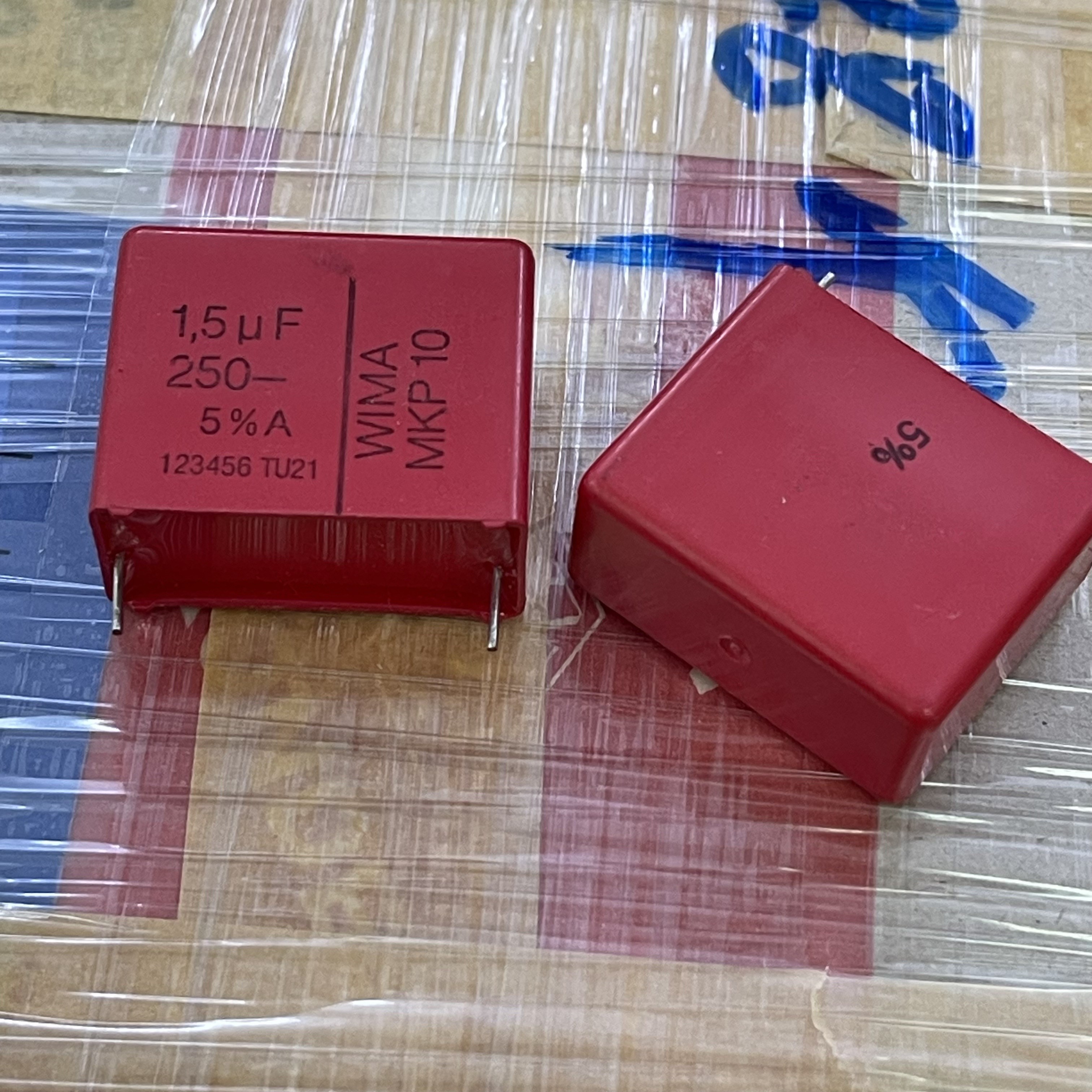 德国 WIMA红威马 MKP10系 1UF 250V 1.5UF 发烧分频无极薄膜电容 - 图0