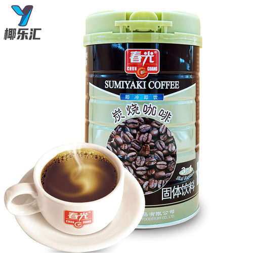 【海南特产】 春光 炭烧咖啡400g克 速溶型 - 图0