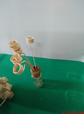 卷曲形香薰挥发藤条弯曲藤条造型藤支印尼藤香水除味香薰挥发棒