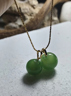 绿玉玻璃珠原创设计扩香包邮吊坠