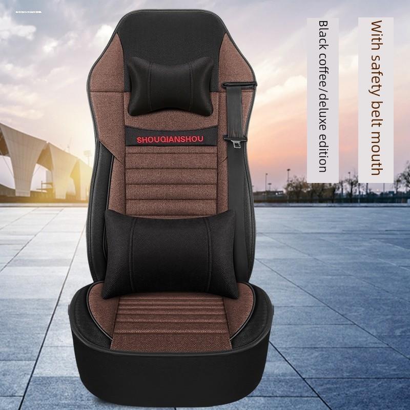 东风柳汽乘龙M3 H7 M5霸龙507M7乘龙609专用货车四季亚麻全包座套 - 图0