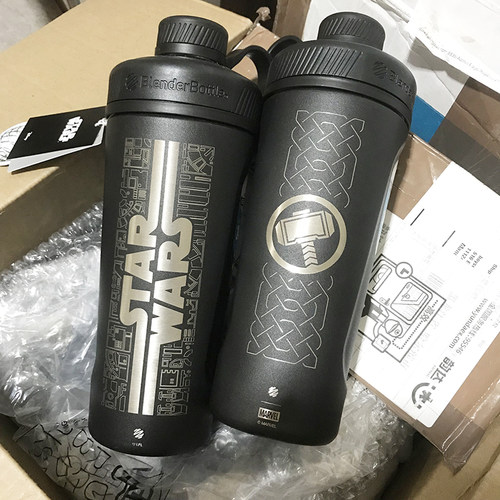 美国BlenderBottle蛋白粉摇摇杯不锈钢保温冷运动水杯26oz限量版 - 图0