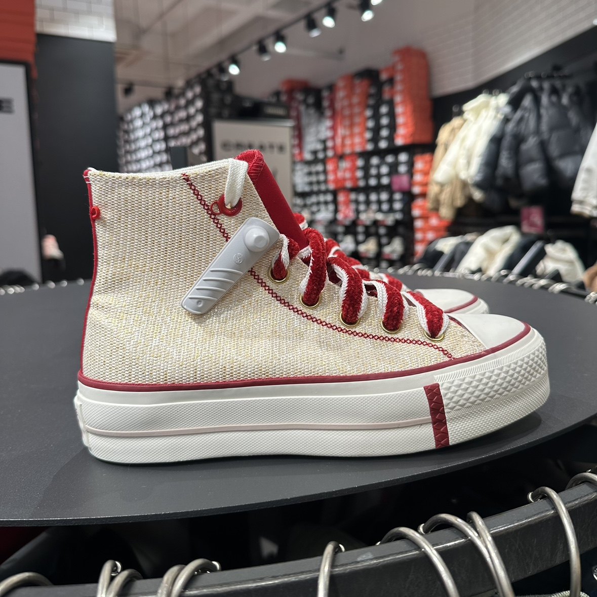 Converse 匡威 正品all star蛇年限定金色松糕高帮女增高鞋A13351,淘宝优惠券,粉丝福利购,淘宝优惠卷