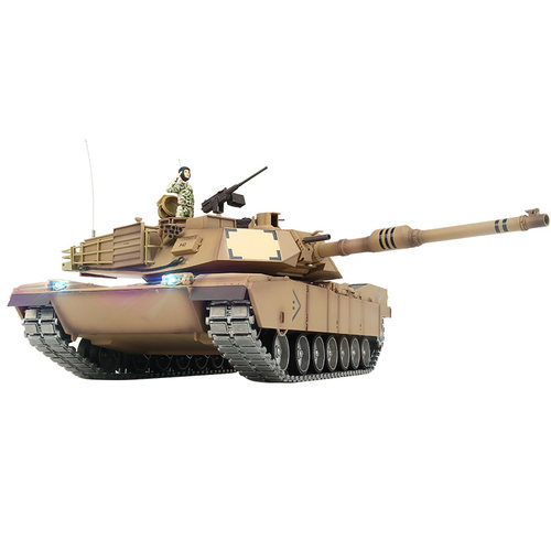 恒龙1/16美国M1A2艾布拉姆斯主战7.0版本坦克车2.4G遥控金属模型 - 图3