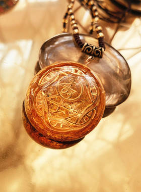 男女水晶项链财富魅力吊坠