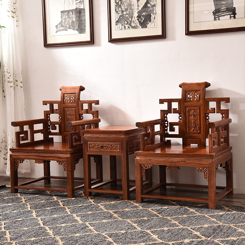 红木家具刺猬紫檀客厅非洲花梨沙发组合 实木仿古家具/勾仔沙发