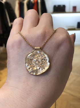 欧洲Maje送女友 十二星座项链 小众设计感 ins短毛衣链个性时尚