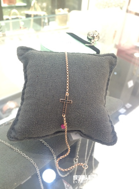 tous桃丝熊和平爱心镀18k玫瑰金