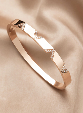 时髦精的专属手镯钛钢不易掉色