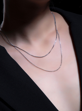 双层叠戴项链辣妹ifashion