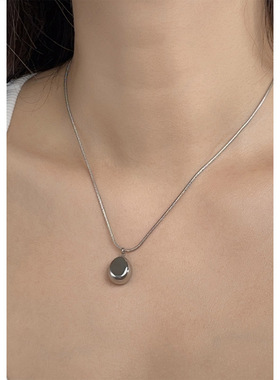 高级感ins轻奢颈链钛钢不掉色