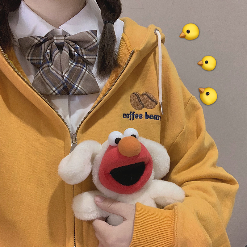 秋季东方报码连帽日系少女四色卫衣复古学院风休闲外套 BibiBency2019 秋季东方报码连帽日系少女四色卫衣复古学院风休闲外套 BibiBency2019