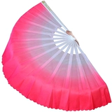 Shuang Cao Mulan вентилятор вентилятор пластиковый цвет облако вентилятор вентилятор пластик с двойным вентилятором танцы вентилятор Yangko Dancing Dancing Fan Fan Кунг -фу вентилятор